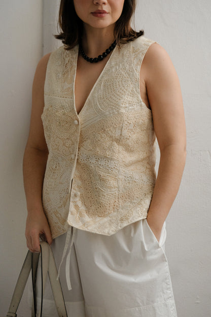 Vintage Lace Vest