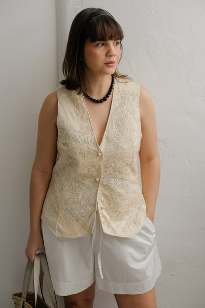 Vintage Lace Vest