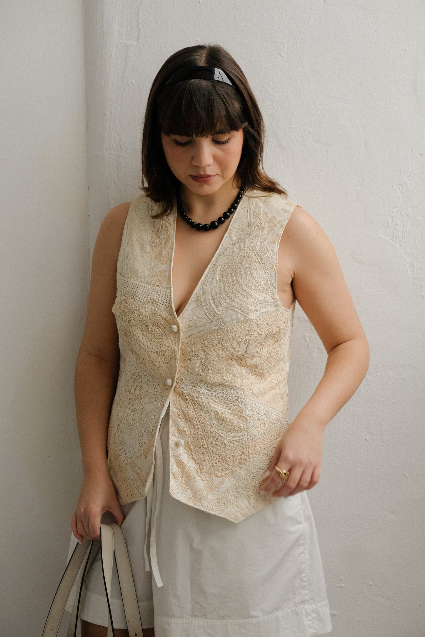 Vintage Lace Vest